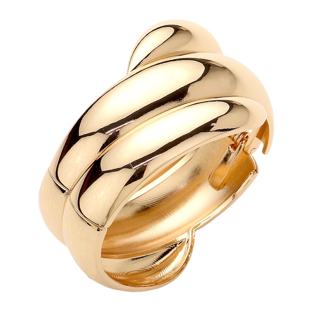 Gold & Silver Metal Bangles Bracelet